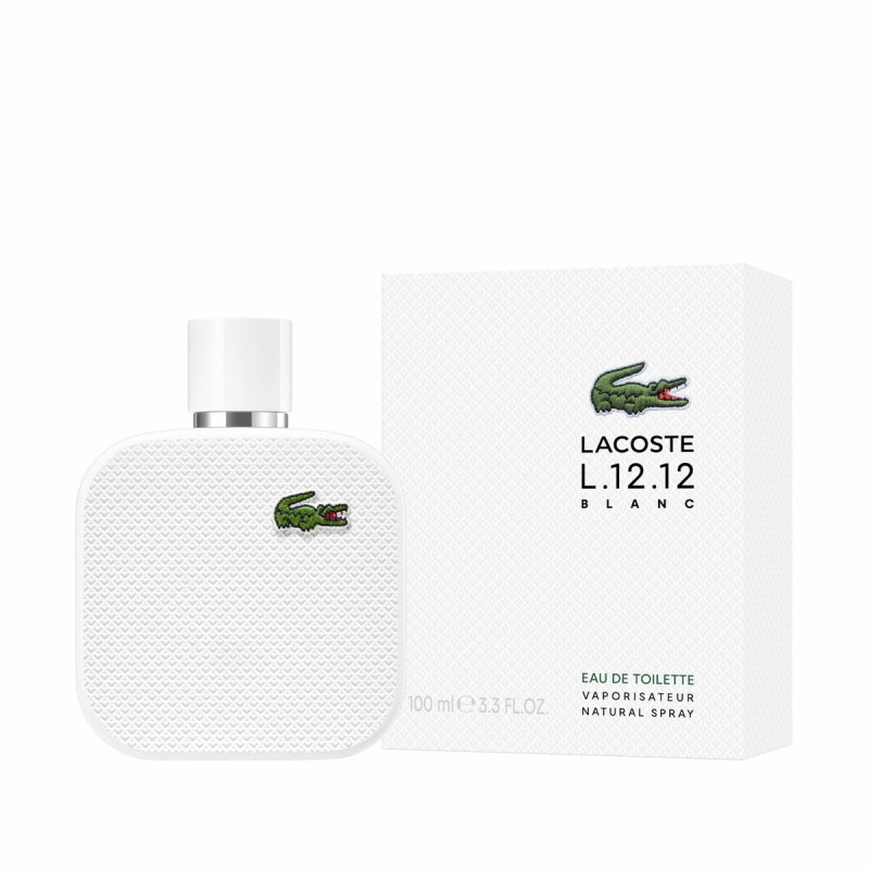 Profumo Uomo Lacoste L.12.12 Blanc EDT 100 ml Profumo Uomo Lacoste L.12.12 Blanc EDT 100 ml