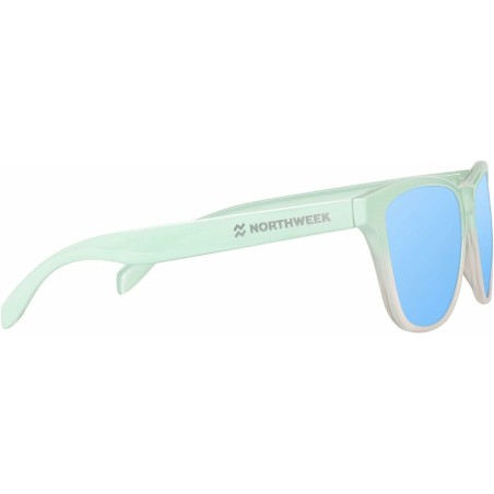 Occhiali da sole Unisex Northweek Gradiant Ø 47 mm Bianco Verde