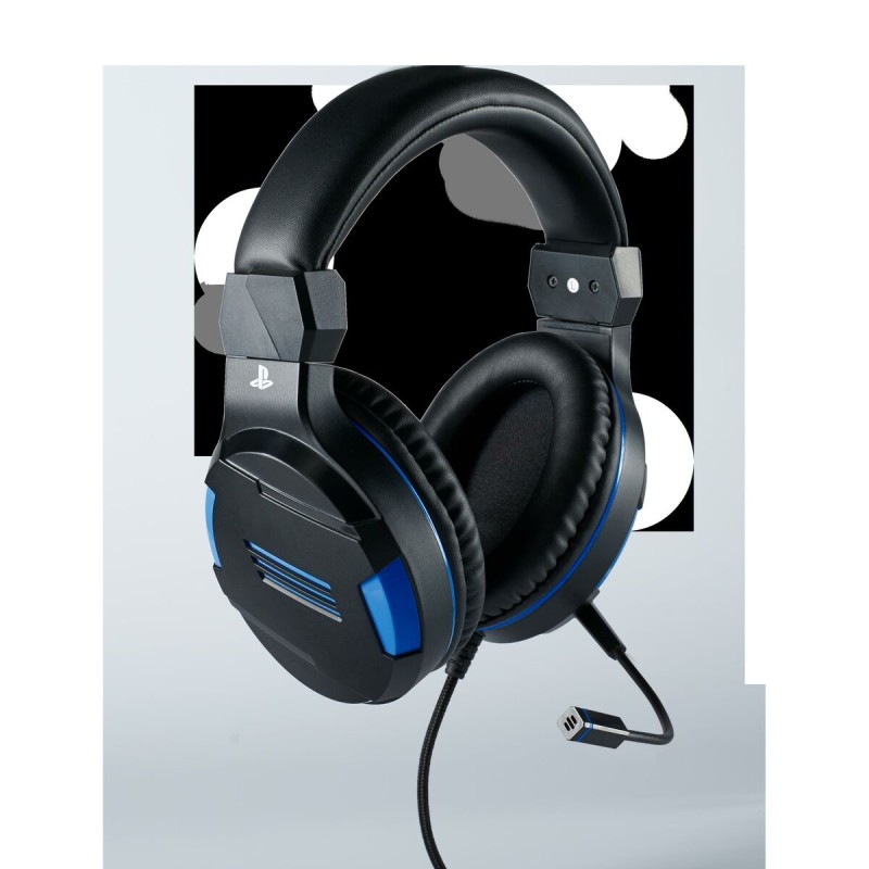 Auricolari con Microfono Nacon 225847 Multicolore Nero/Blu Auricolari con Microfono Nacon 225847 Multicolore Nero/Blu