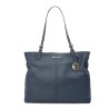 Borsa a Spalla Michael Kors Lenox Azzurro 40 x 32 x 13 cm