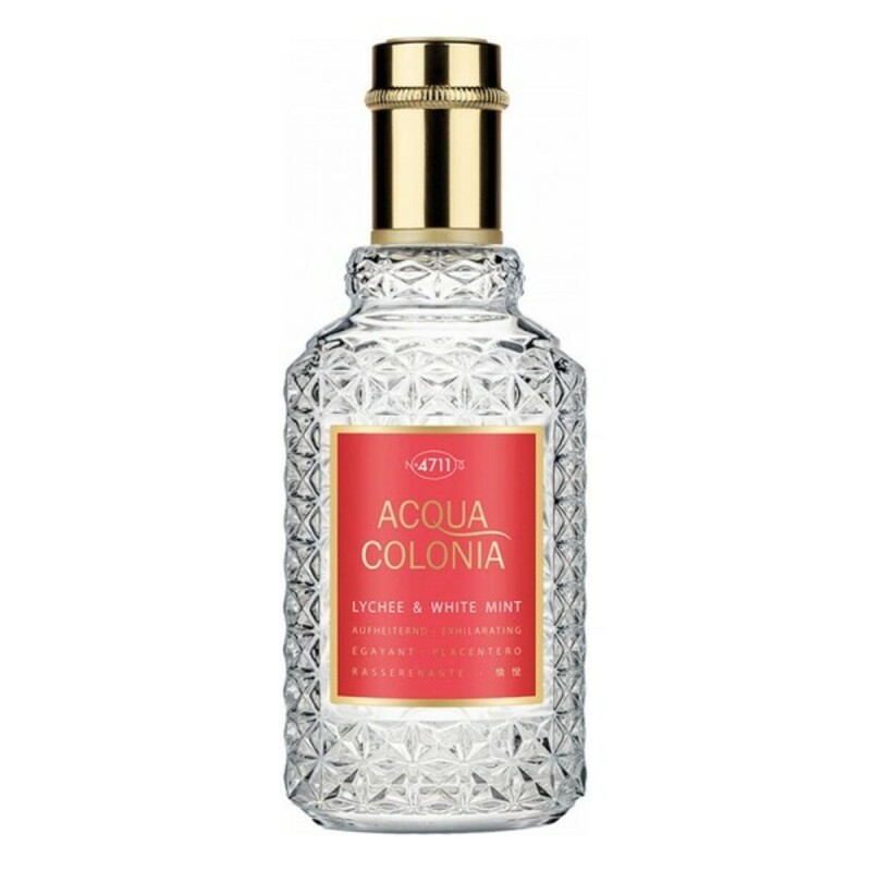 Profumo Uomo 4711 ACQUA COLONIA LYCHEE & WHITE MINT EDC 50 ml Profumo Uomo 4711 ACQUA COLONIA LYCHEE & WHITE MINT EDC 50 ml