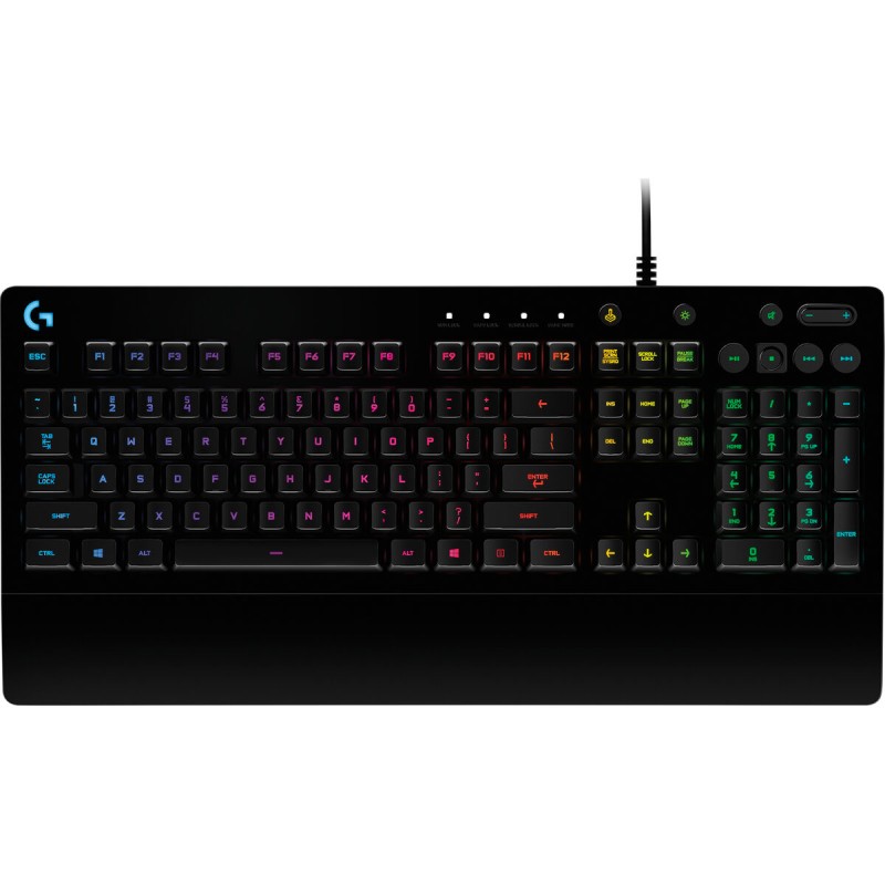 Tastiera per Giochi Logitech G213 Nero Qwerty in Spagnolo QWERTY Qwerty portoghese Tastiera per Giochi Logitech G213 Nero Qwerty in Spagnolo QWERTY Qwerty portoghese