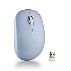 Mouse senza Fili NGS FOGPROBLUE Azzurro 1000 dpi (1 Unità)