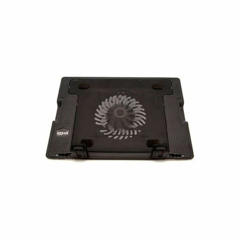 Base di Raffreddamento per PC Portatile iggual IGG316764 Nero Multicolore Base di Raffreddamento per PC Portatile iggual IGG316764 Nero Multicolore