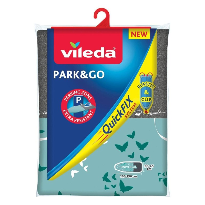 Copri asse da stiro Vileda 172219 130 x 45 cm Verde Grigio Copri asse da stiro Vileda 172219 130 x 45 cm Verde Grigio