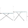 Asse da Stiro Vileda Star Plus Nero Stampa Schiuma Cotone Acciaio inossidabile 120 x 38 cm
