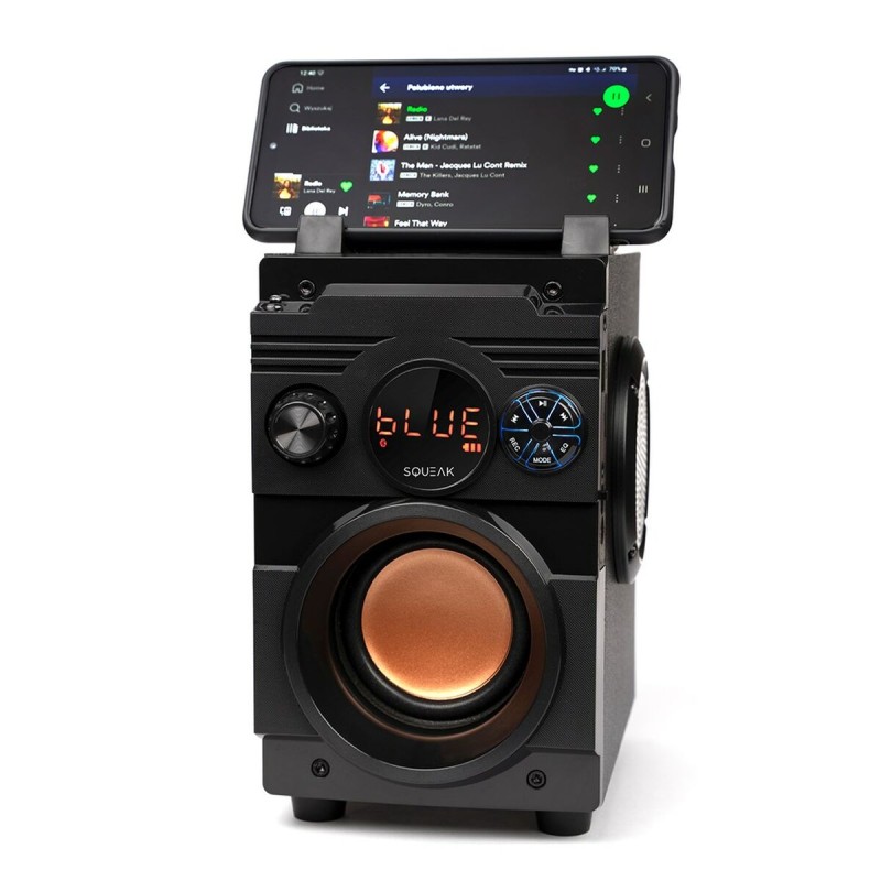 Altoparlante Bluetooth Portatile SQUEAK SQ1001 Nero 20 W Altoparlante Bluetooth Portatile SQUEAK SQ1001 Nero 20 W
