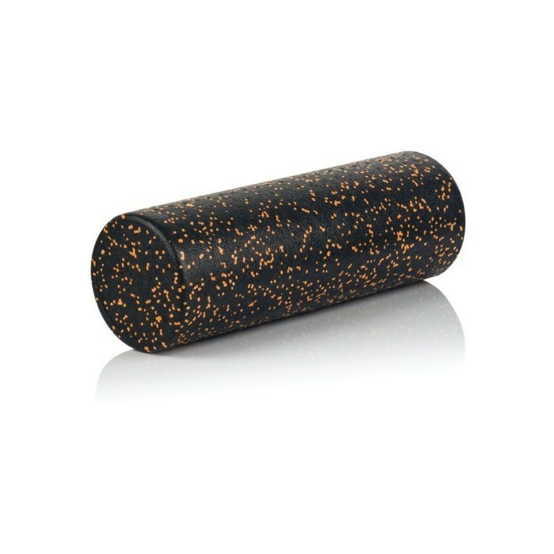 Rullo per Massaggio Muscolare QMED PRPC058 Nero Arancio Rullo per Massaggio Muscolare QMED PRPC058 Nero Arancio