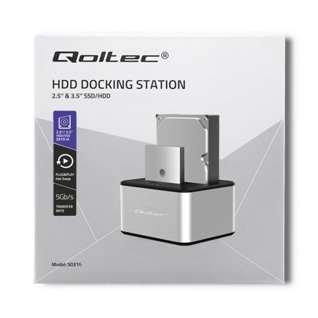 Base di ricarica Qoltec 50316