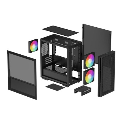 Case computer desktop ATX DEEPCOOL R-CH360-BKAPE3-G-1 Nero Multicolore