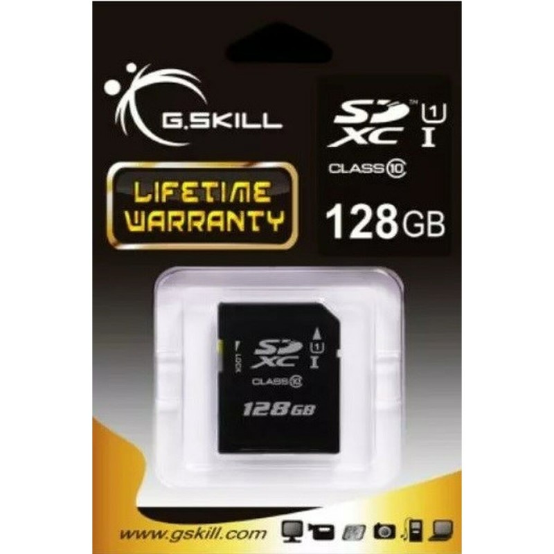 Scheda Micro SD GSKILL FF-SDXC128GN-U1. 128 GB Scheda Micro SD GSKILL FF-SDXC128GN-U1. 128 GB