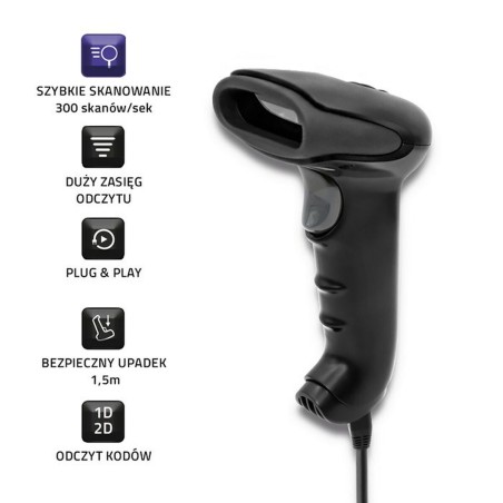 Lettore Codici a Barre Qoltec 50868
