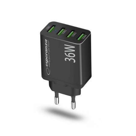 Caricabatterie da Parete Esperanza EZC107K Nero