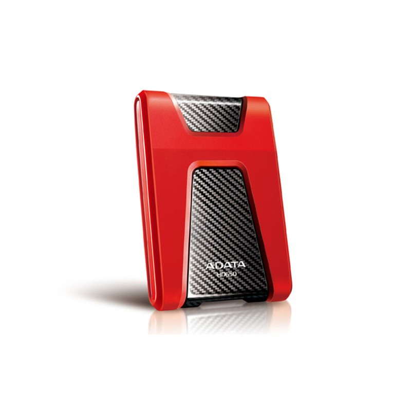 Hard Disk Esterno Adata DashDrive Durable HD650 Rosso 1 TB Hard Disk Esterno Adata DashDrive Durable HD650 Rosso 1 TB