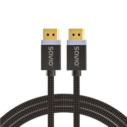 Cavo DisplayPort Savio CL-166 Nero 2 m