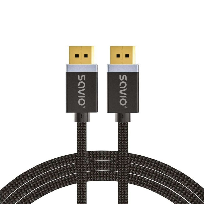 Cavo DisplayPort Savio CL-166 Nero 2 m Cavo DisplayPort Savio CL-166 Nero 2 m