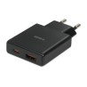 Caricabatterie da Parete Ibox ILUC43B Nero 30 W (1 Unità)