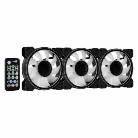 Ventola da Case Aerocool Mirage 12 ARGB Pro 12V Ø 12 cm (3 Unità) (3 pcs)