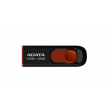 Memoria USB Adata AC008-32G-RKD 32 GB Nero/Rosso