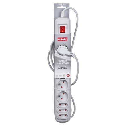 Multipresa 8 Prese con Interruttore Activejet APN-8G (1,5 m)