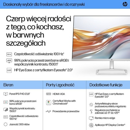 Monitor HP 94C21E9ABB Full HD 23,8" 100 Hz 50 - 60 Hz