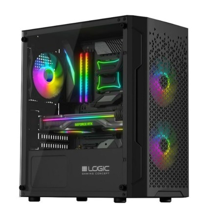 Case computer desktop ATX Logic AM-ARAMIS-10-0000000-0002       Nero