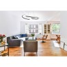 Lampadario Activejet AJE-LARO LW Bianco Nero 64 w 7800 Lm