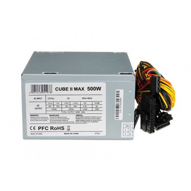 Fonte di Alimentazione Ibox CUBE II 500 W ATX Fonte di Alimentazione Ibox CUBE II 500 W ATX