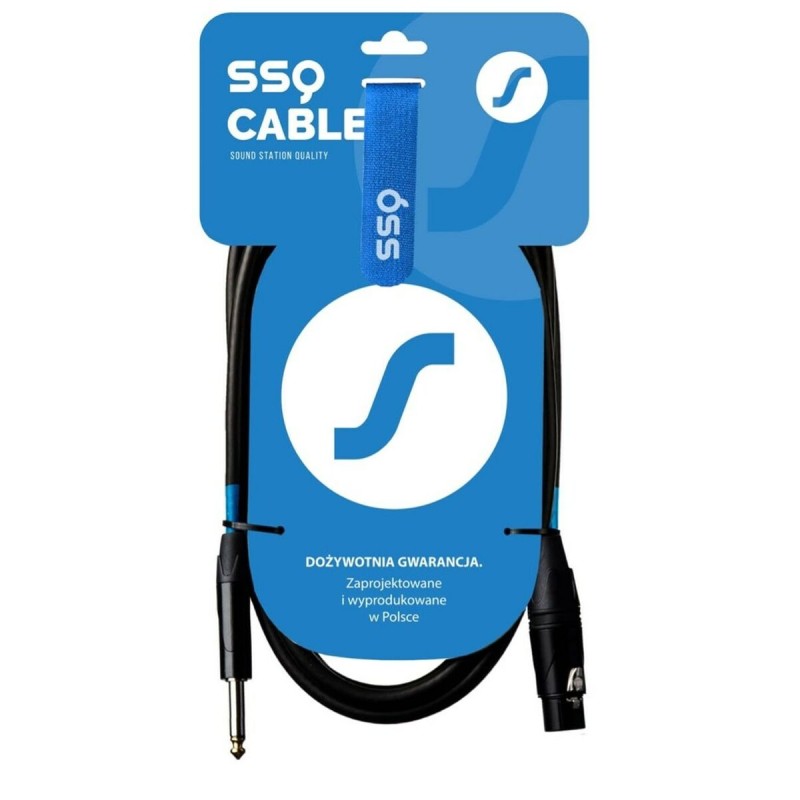 Cavo da XLR a Jack Sound station quality (SSQ) XZJM10 10 m Cavo da XLR a Jack Sound station quality (SSQ) XZJM10 10 m