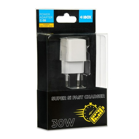 Caricabatterie da Parete Ibox iBOX C-38W Bianco 30 W