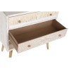 Cassettiera DKD Home Decor Abete Naturale Cotone Bianco (80 x 35 x 80 cm)