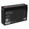 Batteria per Gruppo di Continuità UPS Green Cell AGM12 7000 mAh 6 V