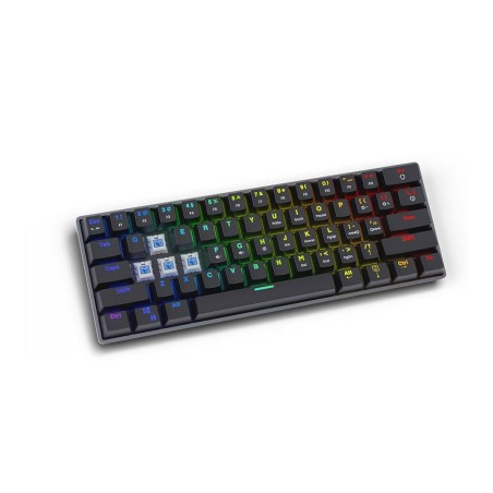 Tastiera Savio BLACKOUT Nero Multicolore Inglese QWERTY