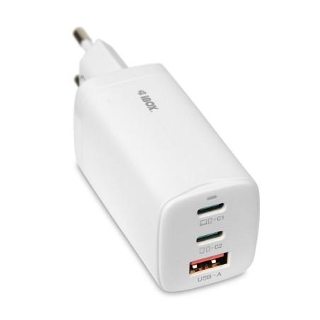 Caricabatterie da Parete Ibox ILUC65W Bianco 65 W