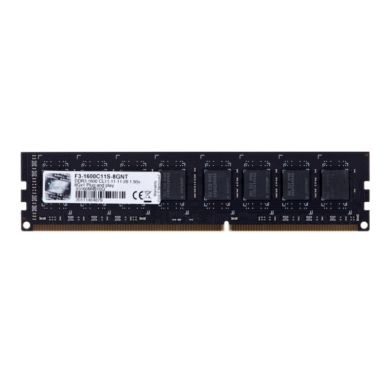 Memoria RAM GSKILL DDR3-1600 CL5 8 GB Memoria RAM GSKILL DDR3-1600 CL5 8 GB
