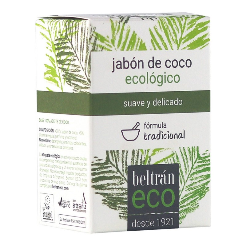 Saponetta Jabones Beltrán Ecologico Olio di cocco 240 g Saponetta Jabones Beltrán Ecologico Olio di cocco 240 g