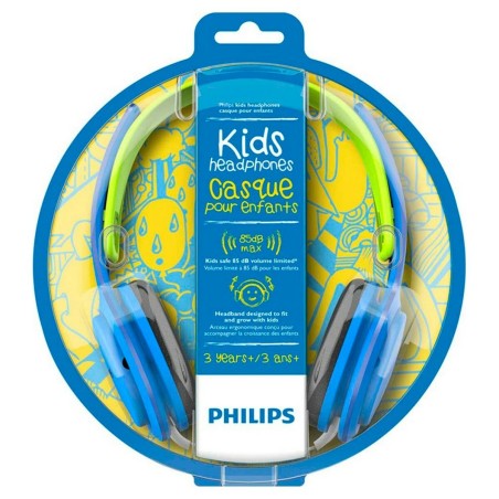 Cuffie Philips SHK2000BL (3.5 mm) Azzurro Con cavo Per i bambini