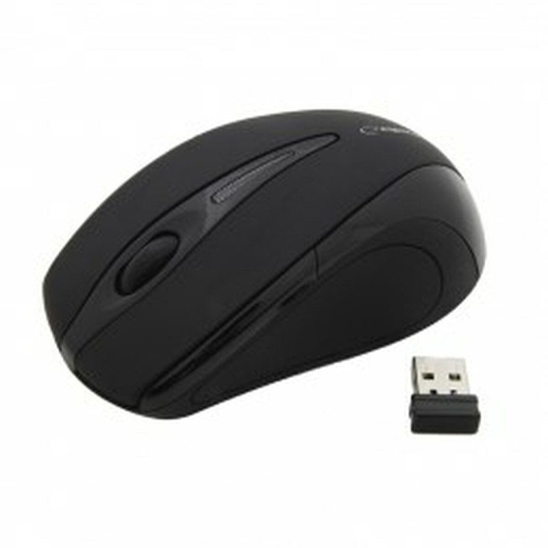 Mouse senza Fili Esperanza EM101K Nero Monocromatica Mouse senza Fili Esperanza EM101K Nero Monocromatica