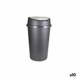 Secchio della spazzatura Tontarelli Bingo Grafite 45 L (10 Unità)