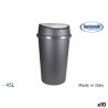Secchio della spazzatura Tontarelli Bingo Grafite 45 L (10 Unità)