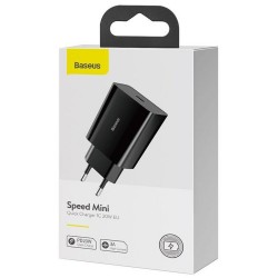 Caricabatterie da Parete Baseus Speed Mini Nero 20 W
