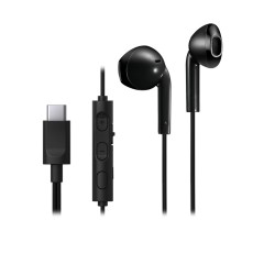 Auricolari con Microfono JVC HAF-R17UCB-U Nero