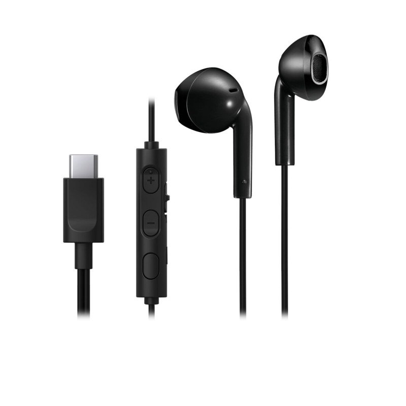 Auricolari con Microfono JVC HAF-R17UCB-U Nero Auricolari con Microfono JVC HAF-R17UCB-U Nero