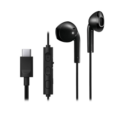 Auricolari con Microfono JVC HAF-R17UCB-U Nero