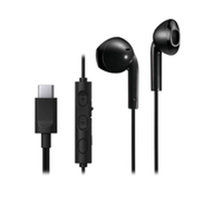 Auricolari con Microfono JVC HAF-R17UCB-U Nero