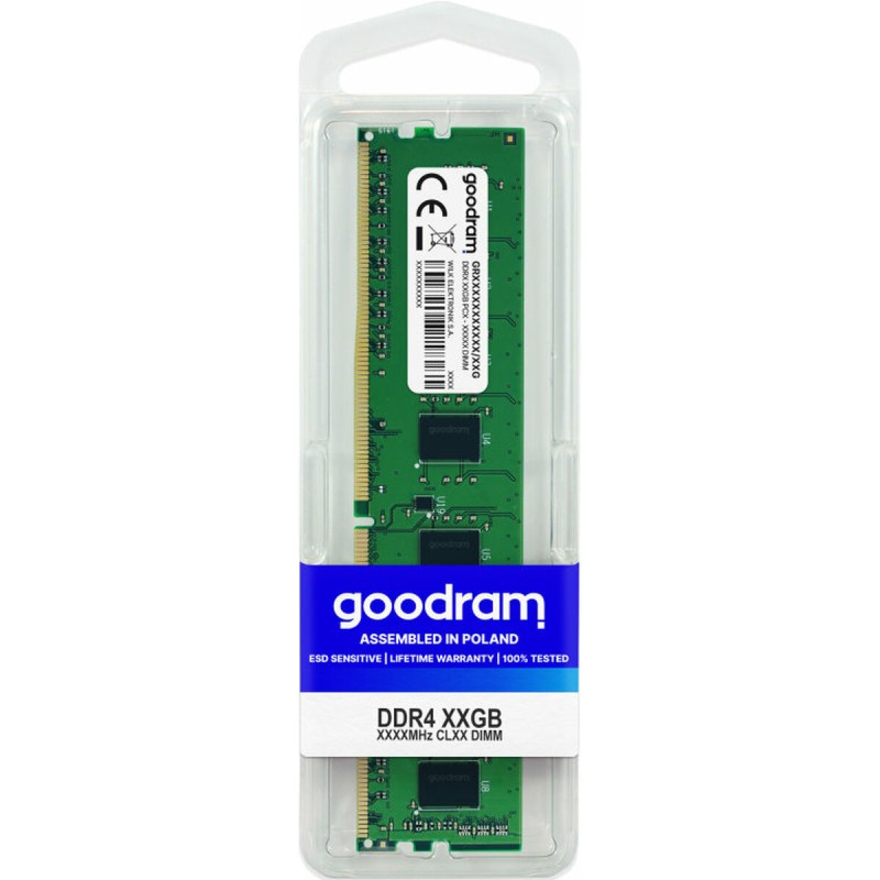 Memoria RAM GoodRam GR2666D464L19S/4G 4 GB 2666 MHz CL19 DDR4 Memoria RAM GoodRam GR2666D464L19S/4G 4 GB 2666 MHz CL19 DDR4
