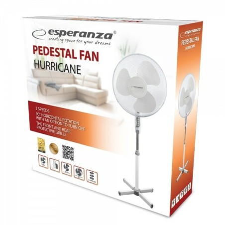 Ventilatore a Piantana Esperanza EHF001WW Bianco 50 W