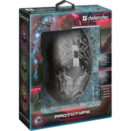 Mouse Ottico Mouse Ottico Defender GM-670L Nero