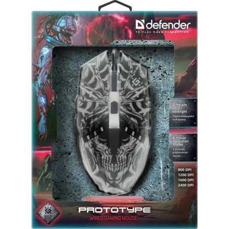 Mouse Ottico Mouse Ottico Defender GM-670L Nero