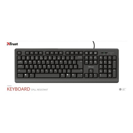 Tastiera Trust 23880 Nero Inglese EEUU QWERTY